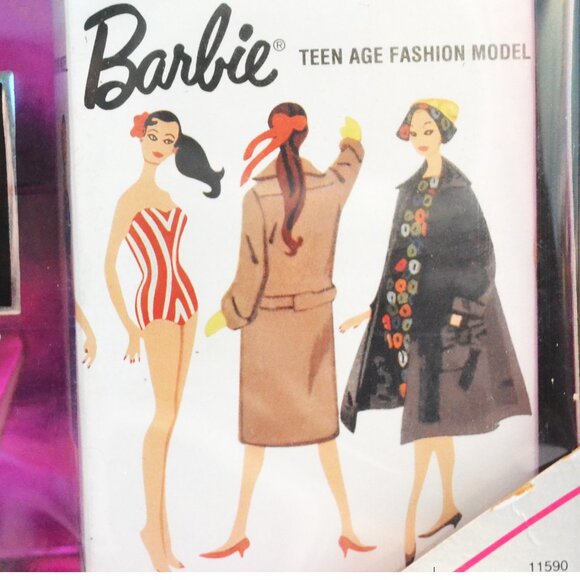 Vintage Mattel Barbie 35th Anniversary Reproduction 1959 Packaging Collectible - Picture 7 of 9